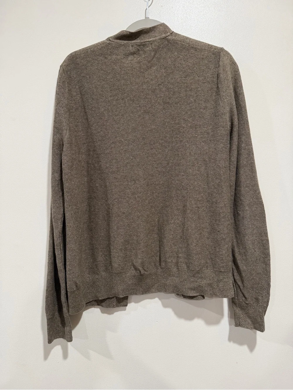 Banana Republic Men’s Cotton Cardigan Sweater Brown Size Medium